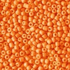 Seed beads ± 2mm Cadmium orange